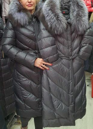 🔥 пальто 🔥 біо пух зима тепле натуральне хутро турція7 фото