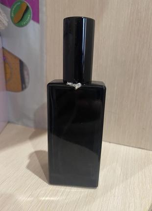 Пустий флакон для парфумів скло 65 мл чорний скляний атомайзер для духів пуста тара з розпилювачем тестер спрей дешево акція2 фото