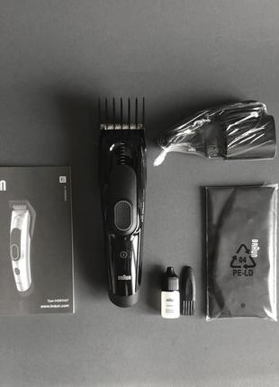 Машинка для стрижки braun hair clipper precise easy 17, 5427