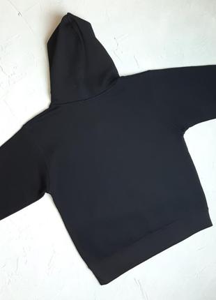 🌿1+1=3 фирменное черное утепленное худи с капюшоном на флисе свитер superdry, размер 46-484 фото