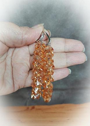 Сережки "amber" 3