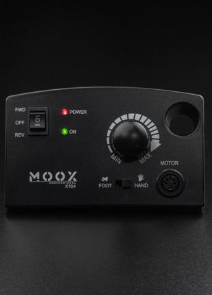 Продам новый фрезер moox x104 45 000 
назначение маникюр + педикюр
количество оборотов 45000 об/мин
мощность 65 вт2 фото