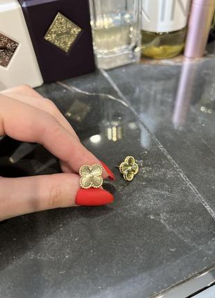 Сережки van cleef 3