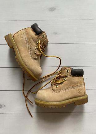 Детские нубуковые ботинки timberland оригинал1 фото