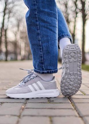 Adidas retropy white grey3 фото