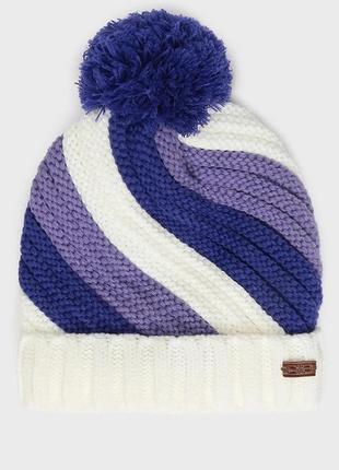 Шапка женская cmp woman knitted hat фиолетовая5 фото