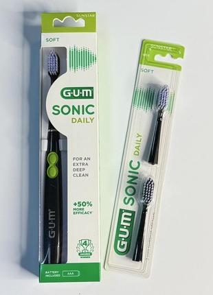 Змінні насадки для зубної щітки gum sonic daily