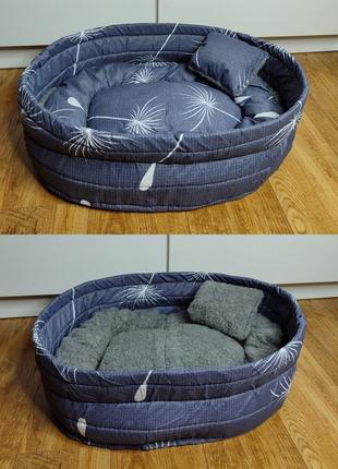 Лежак 50×40 см лежак лежанка лежачок для собак котов ручная работа1 фото