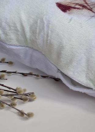Плюшевая подушка кролик, новогодняя подушка киев, подушка кролик, пасхальный декор, подушка заяц4 фото