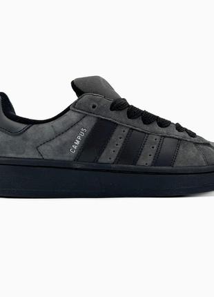 Новинка топові жіночі кросівки adidas campus 00s black/grey