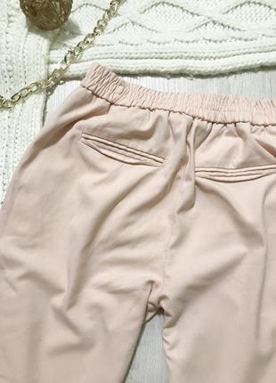 Штани/штани/світлі штани/брюки pull&bear/штани/класичні брюки/рожеві штани.4 фото