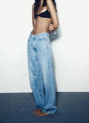 Zara джинси straight full length