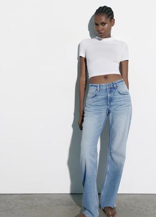 Zara джинси straight full length2 фото
