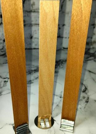 Гніт деревяний для свічок розміром 130*1.5 (без тримача)2 фото