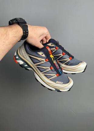 Salomon xt-6 black beige orange