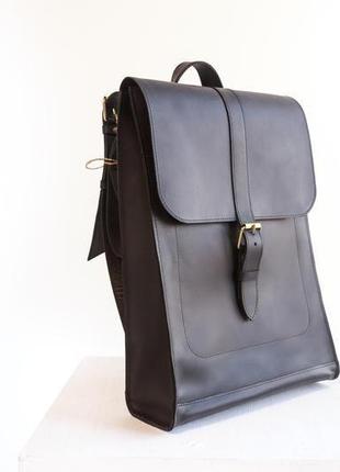 Рюкзак унисекс minimal det backpack (черный)2 фото