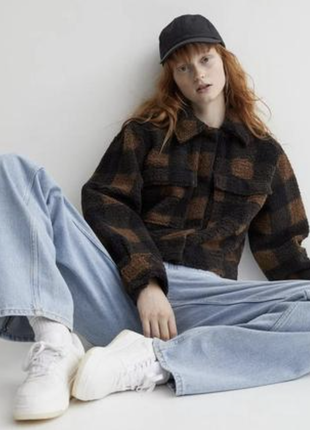 Шубка теди, теди укороченная от h&m