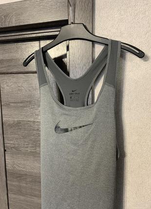 Nike dri fit женская спортивная майка2 фото