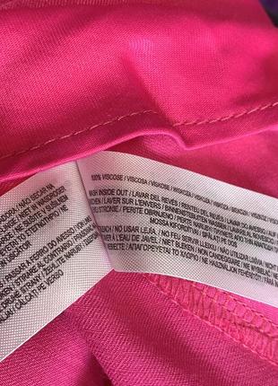 Яркая сатиновая юбка миди от primark5 фото