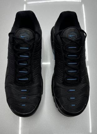 Кроссовки nike air max plus black/ laser blue dc1935-001