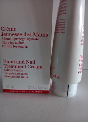 Clarins hand&amp;nail treatment cream крем для рук 100мл.2 фото