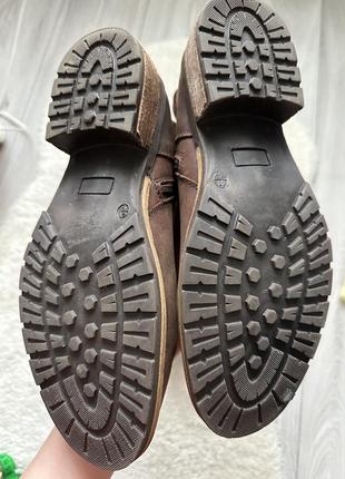 Чоботи шкіра tamaris черевики сапожки демісезон7 фото