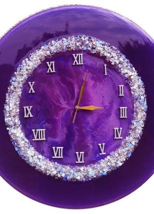 Часы авторские с полудрагоценными камнями