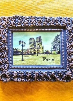 Магнітик-рамочка "собор паризької богоматері"1 фото