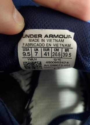 Кроссовки для бега under armour charged6 фото