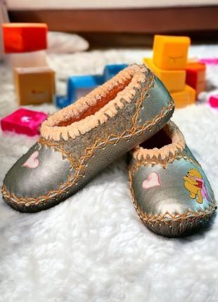 Детские войлочные тапки " винни"
