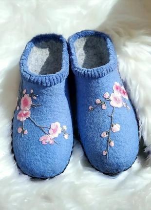 Войлочные тапки " september"7 фото