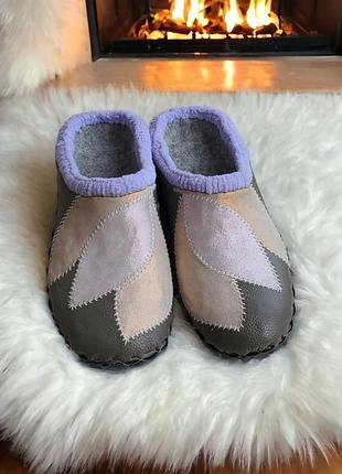 Войлочные тапки " lotos".