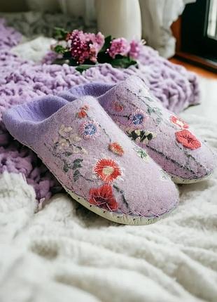 Войлочные тапки " vivien".5 фото