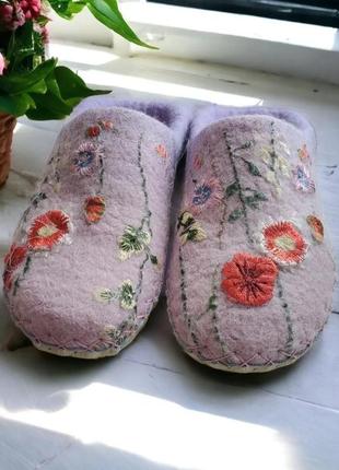 Войлочные тапки " vivien".7 фото