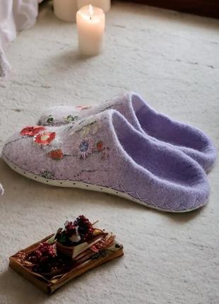 Войлочные тапки " vivien".6 фото