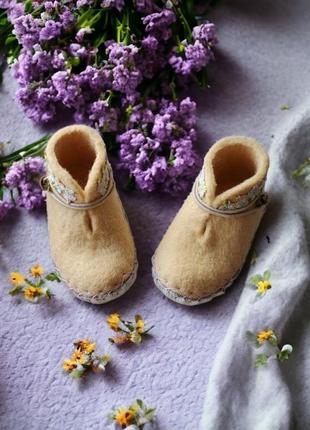 Войлочные детские ботиночки " baby bum"