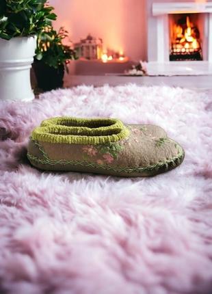Войлочные тапки " luglio".4 фото
