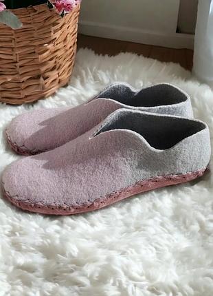 Мериносовые тапочки " jannet"5 фото