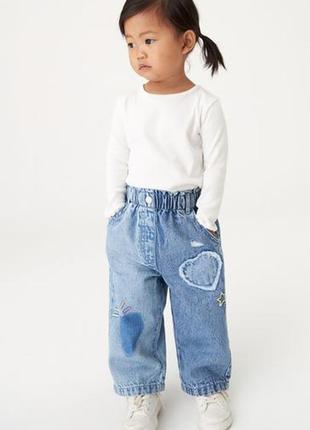 Модные джинсы на девушек 3мис-7роков❤️‍🔥качество-💣1 фото