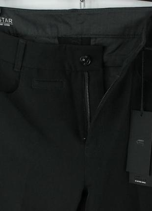 Чіно брюки штани g-star raw d-staq mid-waist skinny ankle chino black4 фото