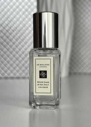 Jo malone wood sage and sea salt новая миниатюра ниша 9 мл оригинал