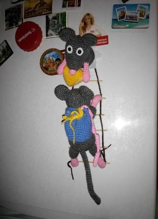 Мишки-злодюжки, магніт на холодильник2 фото