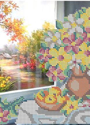 Схема для вишивання бісером магія бісеру в-006-4 "натюрморт" розмір 18*24 см