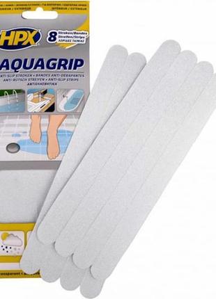 Самоклеюча стрічка проти ковзання aquagrip 20 x 240 мм х 8 шт