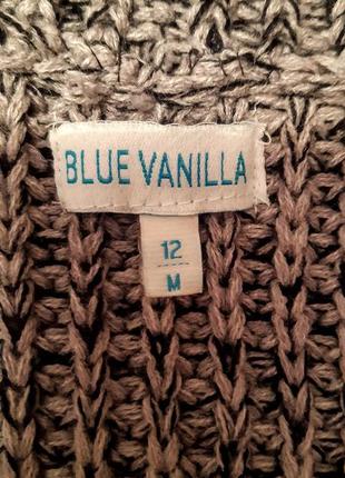 Удлинённый джемпер, платье-туника. blue vanilla. 46 размер.7 фото