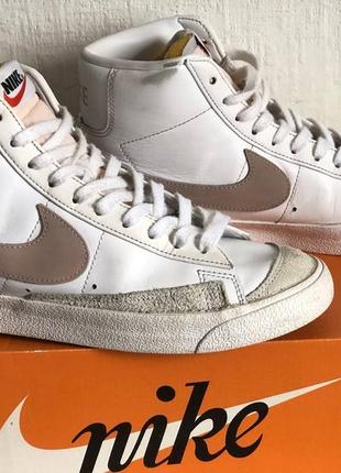 Nike blazer mid 77 кеды кроссовки4 фото