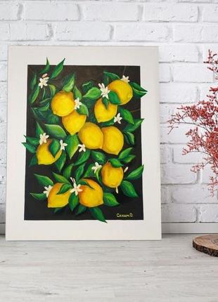 Картина "лимонне дерево"