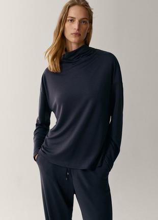 Водолазка гольф из лиоцелла massimo dutti оригинал испания