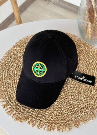 Бейсболка с логотипом stone island, кепка унисекс из лого stone island7 фото