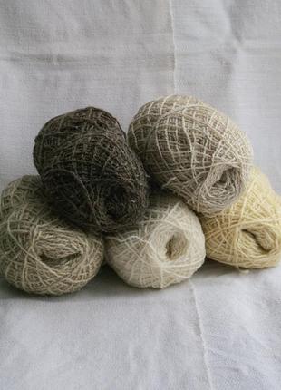 Нитки для ковровой вышивки ethno natura, пряжа для вязания2 фото